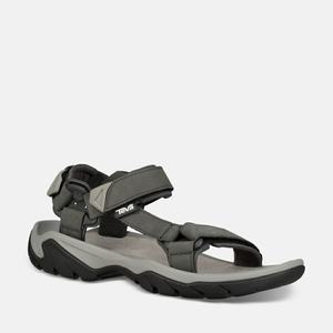 Teva Terra Fi 5 Universal Leather Sandalen Herren DunkelGrau [HWDM30415]